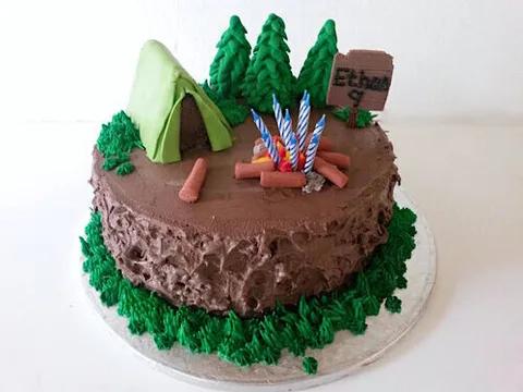 Camping cake
