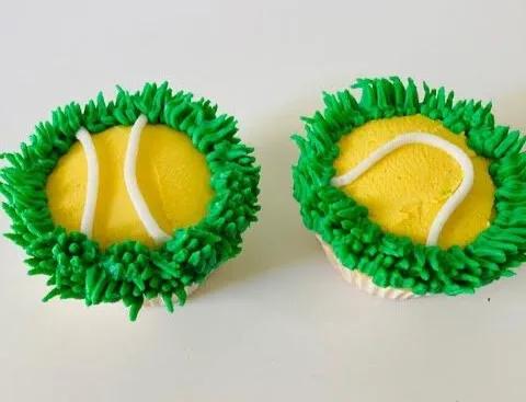 Tennis cupcakes