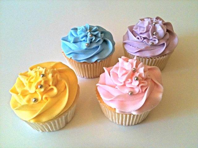 Pastel Twirl Cupcakes