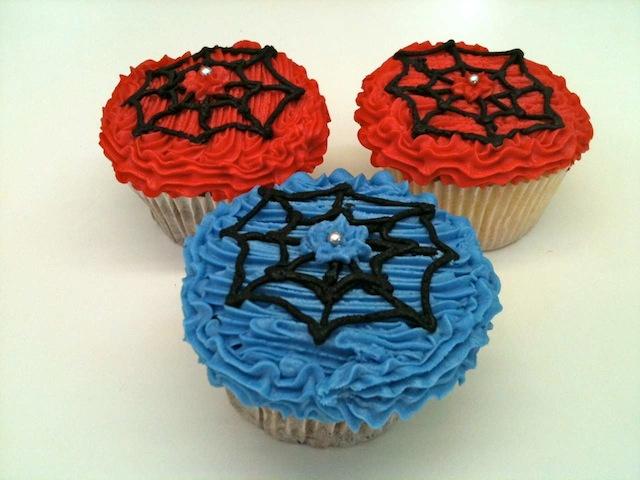 Spiderweb Cupcakes