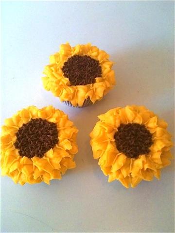 Sunflower Cupcakes