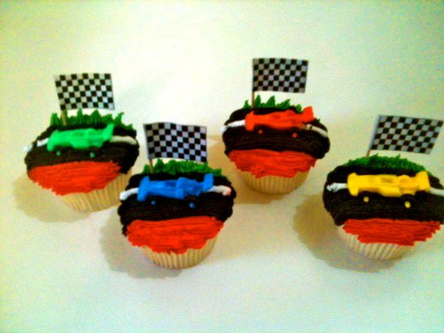 Race Car Cupcakes