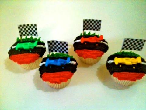 Race Car Cupcakes