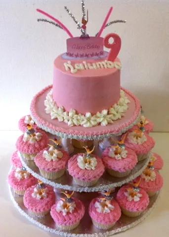 Ballerina Cupcake Tower