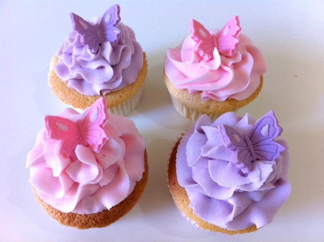 Butterfly Twirl cupcakes