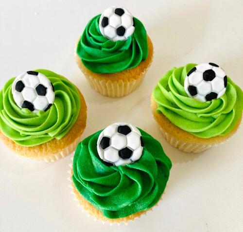 Soccer Cupcakes