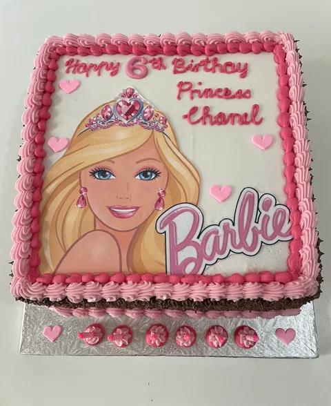 Barbie photocake
