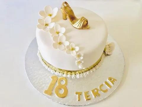Golden Shoe FONDANT