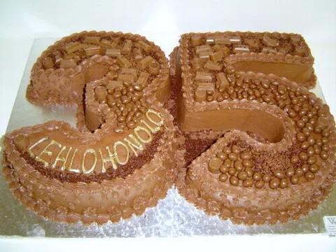 Death by Chocolate number cake