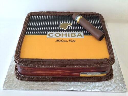 Cigar Box cake